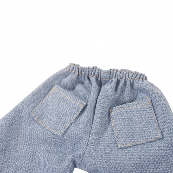 Набор одежды джинсы, фунболка и кеды, 45-50 см  